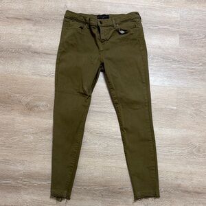 Olive Green Skinny Jeans
